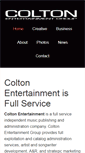 Mobile Screenshot of coltonent.com